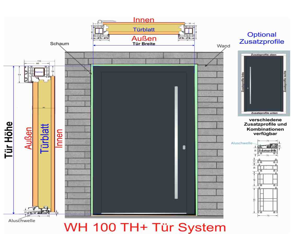 WH100 Ușă exterior